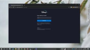 Access Disney plus and try signing in