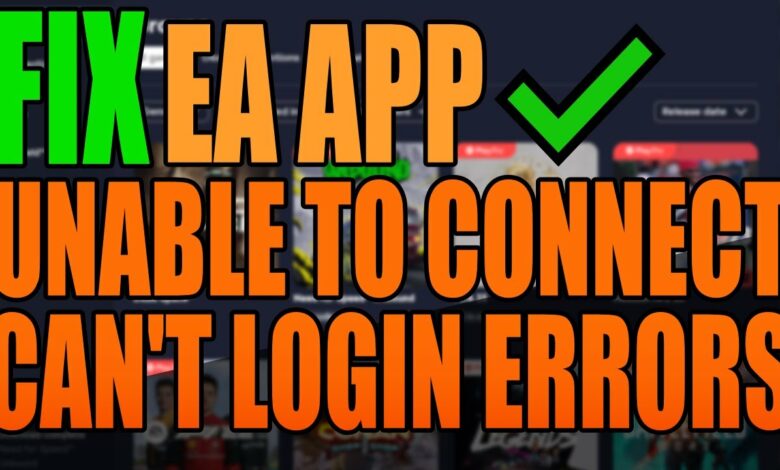 How To Fix Ea.com unable To connect