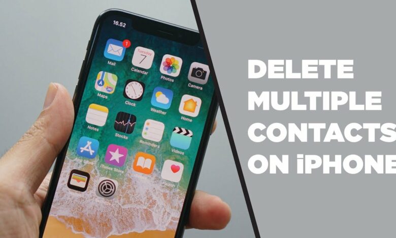 How To Delete All Contacts On The iPhone