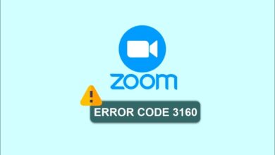 Fix Zoom Error Code 3160