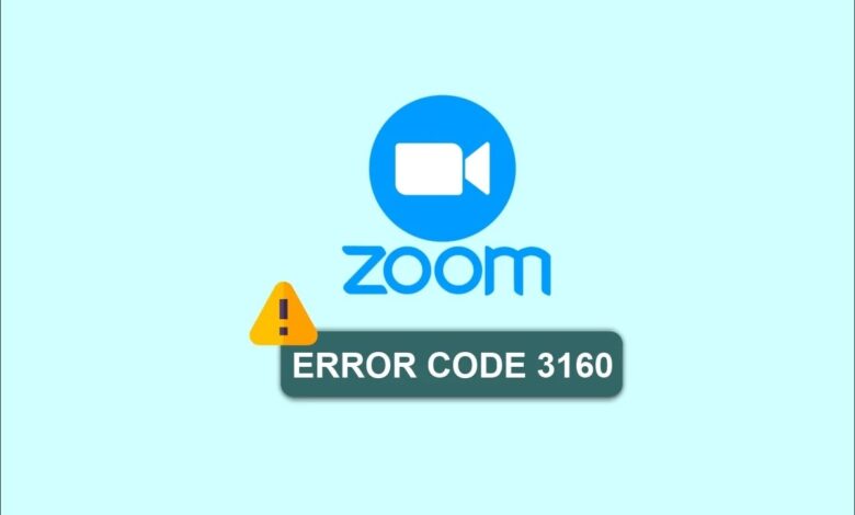 Fix Zoom Error Code 3160