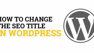 how to change the seo title in wordpress