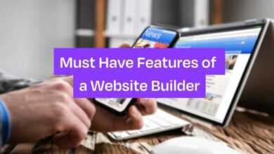 website builder features